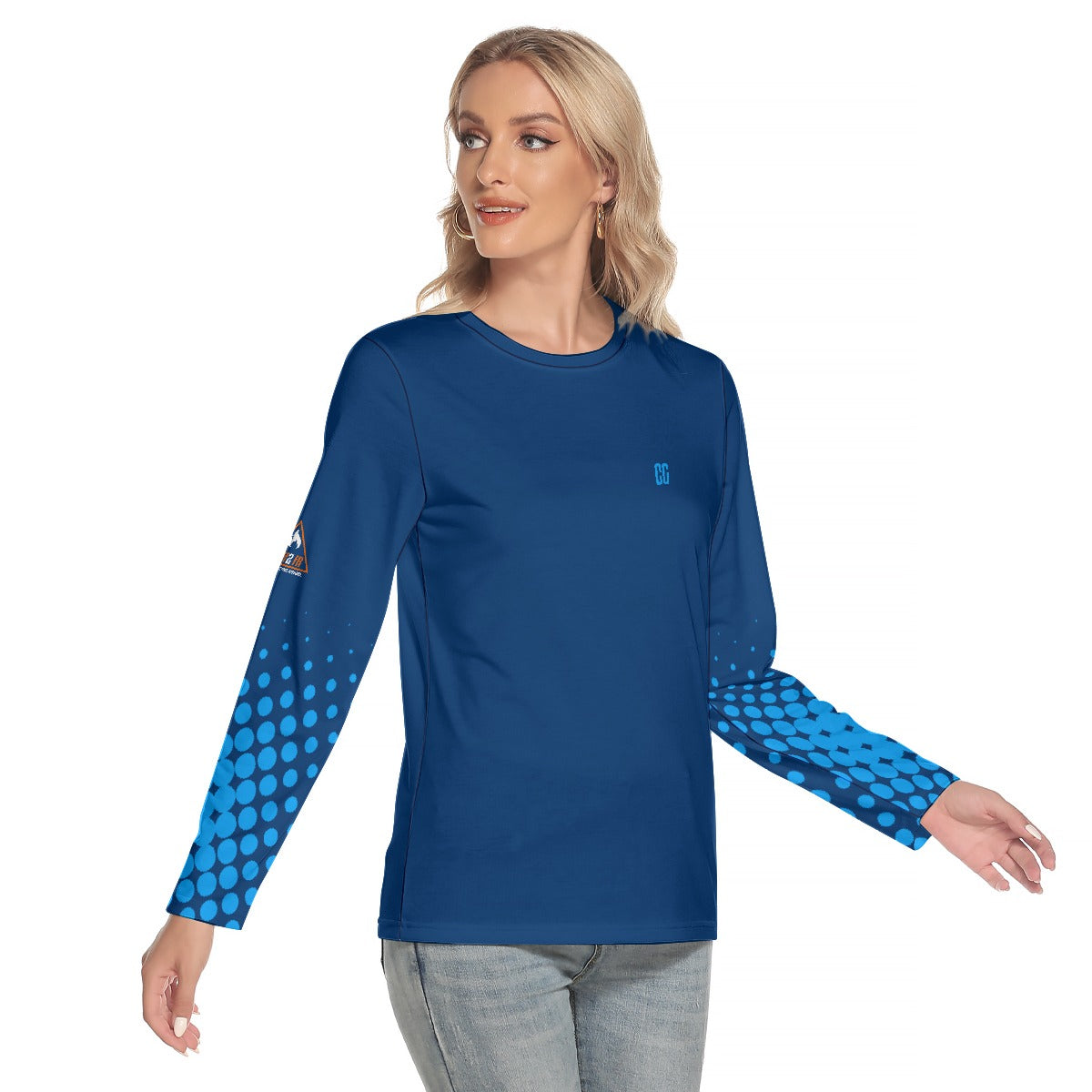 All-Over Print Women's O-neck Long Sleeve T-shirt