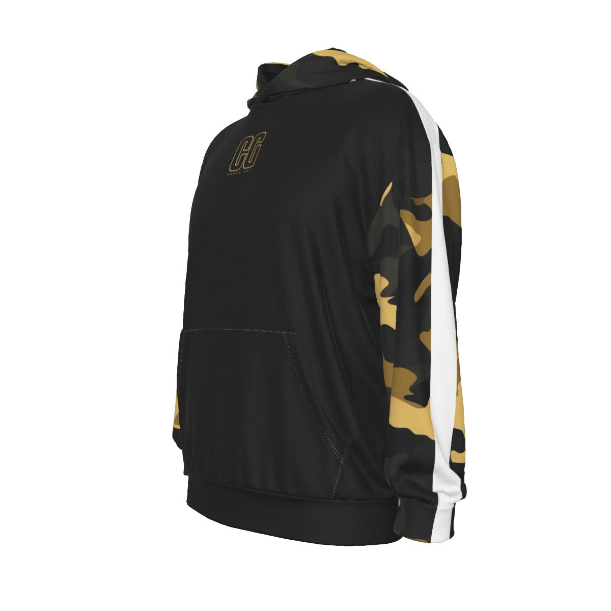 All-Over Print Men's Drop Shoulder Patch Pocket Hoodie