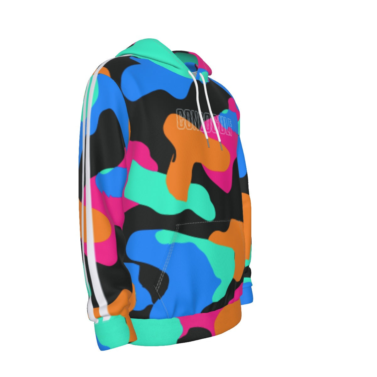 All-Over Print Men's Hoodie With Double-side Print Hood