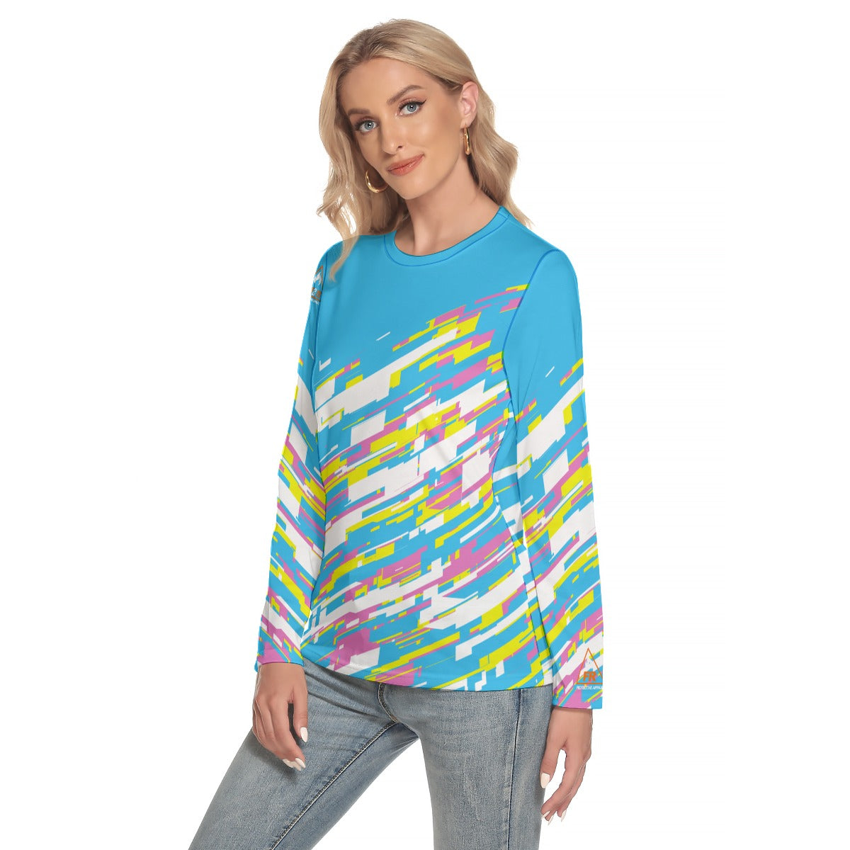 All-Over Print Women's O-neck Long Sleeve T-shirt