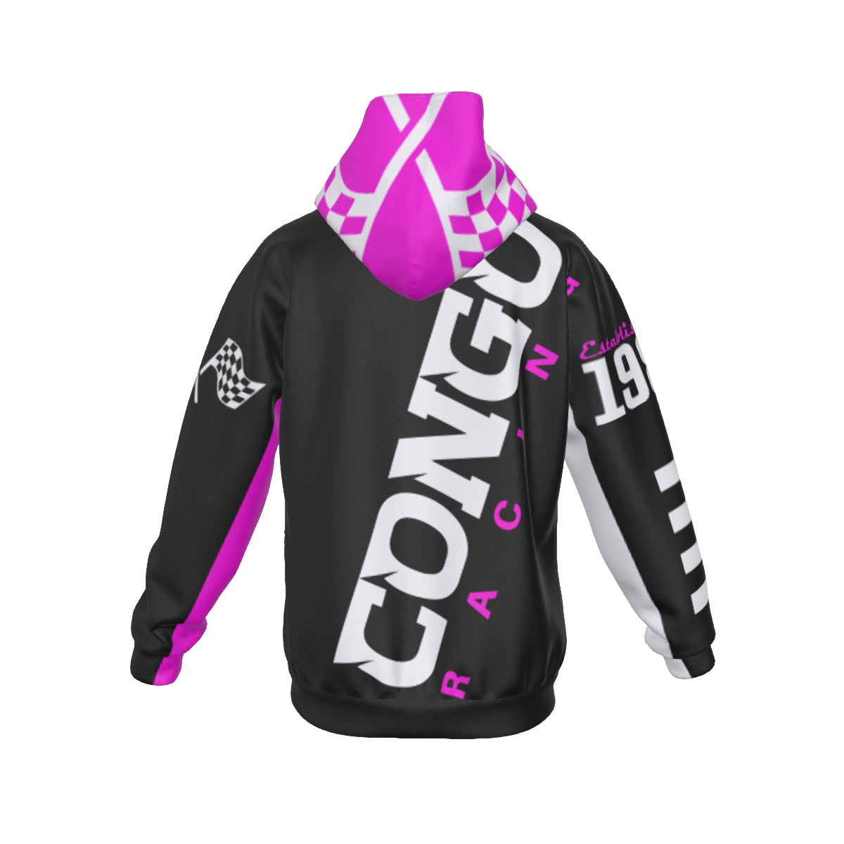 All-Over Print Men's Sherpa Fleece Zip Up Hoodie