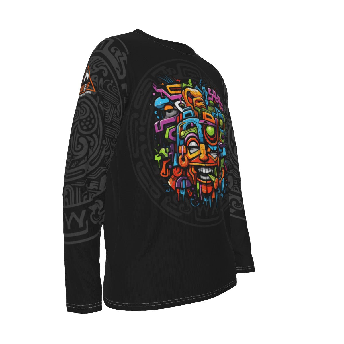 All-Over Print Men's Long Sleeve T-shirt With Raglan Sleeve