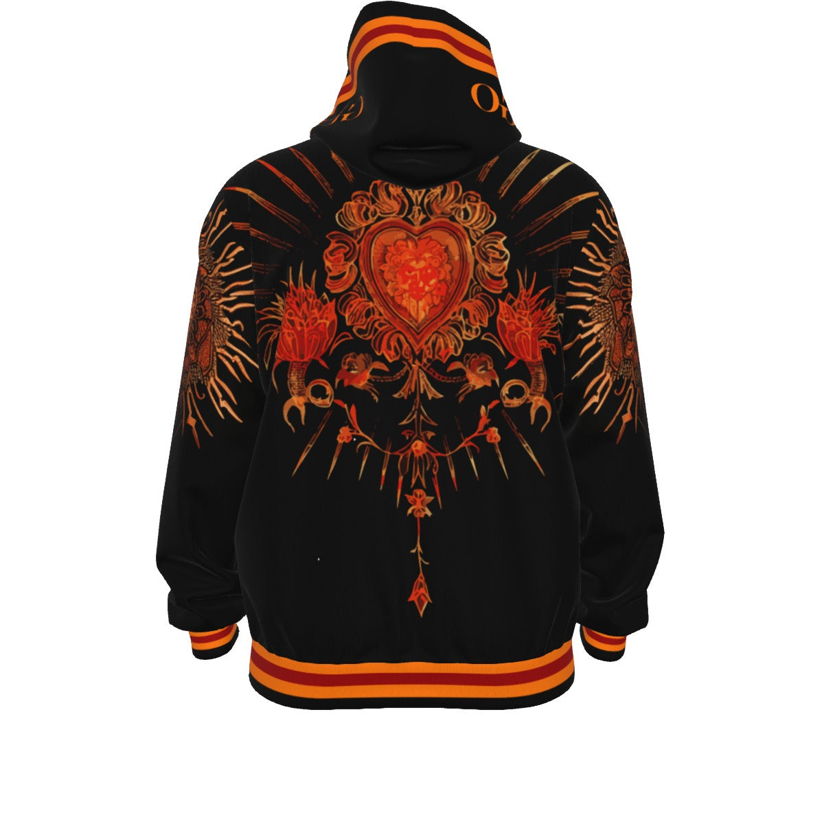 All-Over Print Unisex Pullover Hoodie With Zipper Closure | 310GSM Cotton