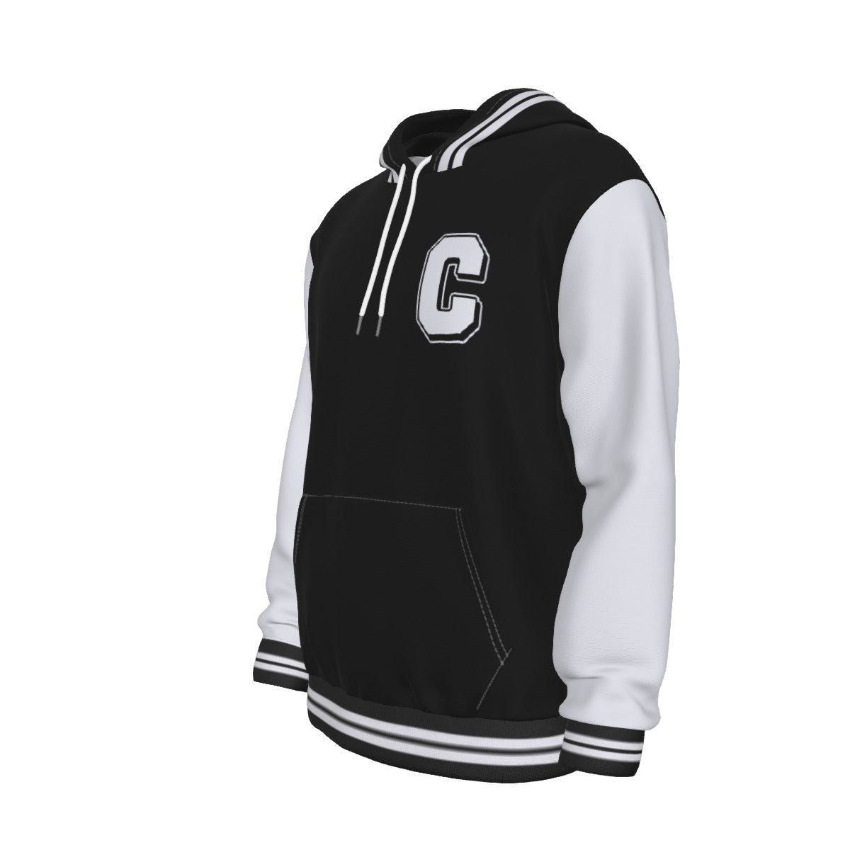 All-Over Print Men's Thicken Pullover Hoodie