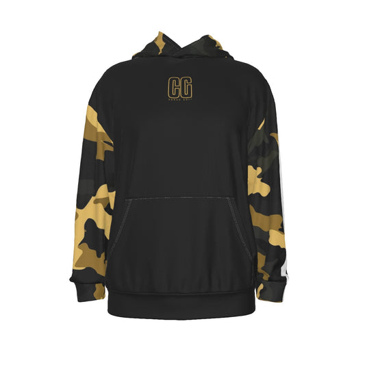 All-Over Print Men's Drop Shoulder Patch Pocket Hoodie