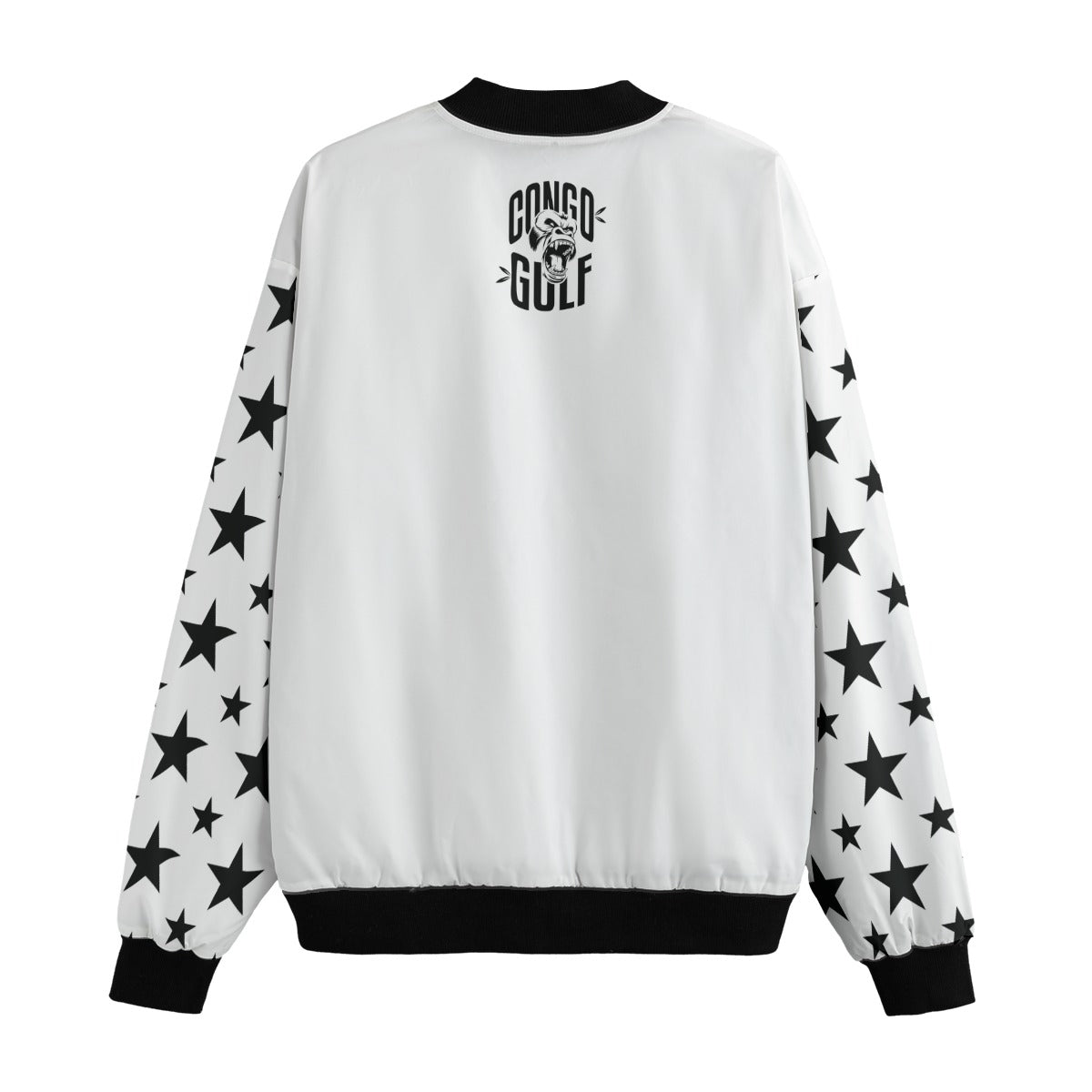 All-Over Print Men’s Fleece Bomber Jacket