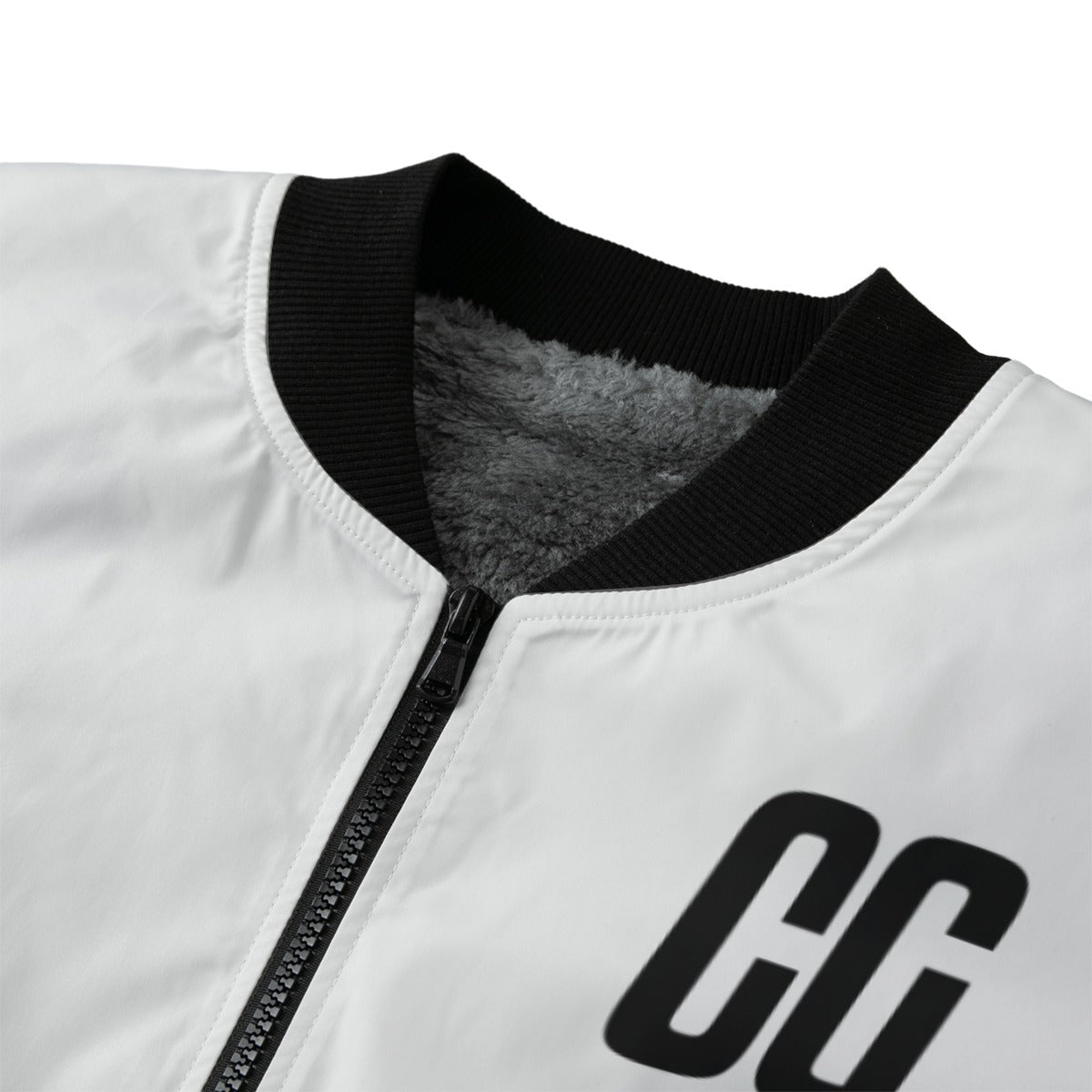 All-Over Print Men’s Fleece Bomber Jacket