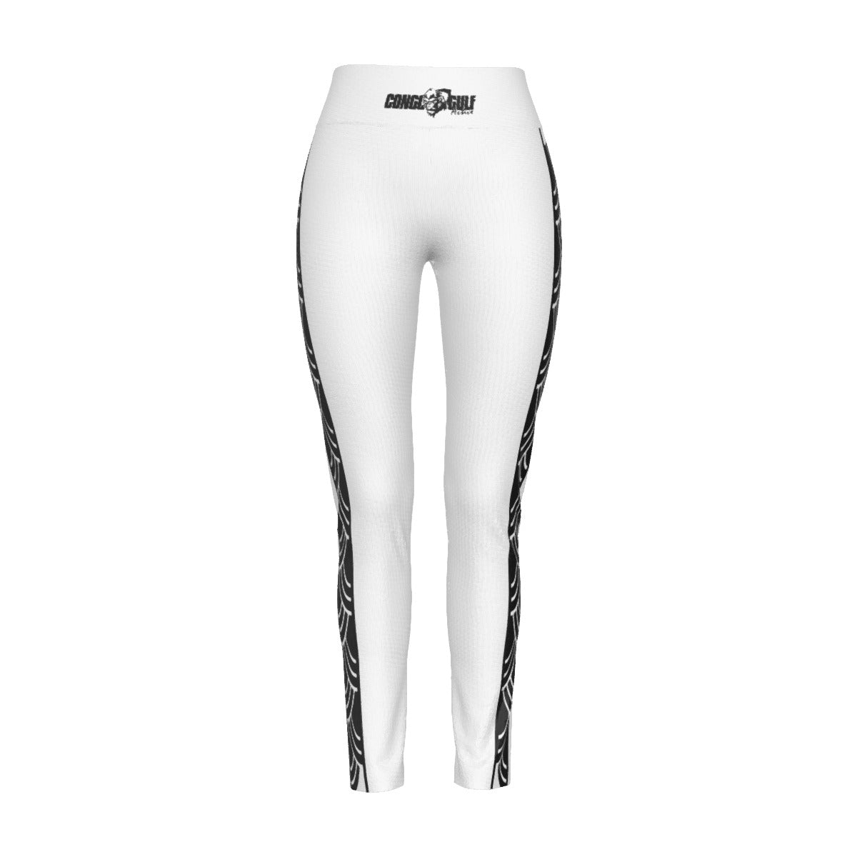 All-Over Print Women's High Waist Leggings | Side Stitch Closure