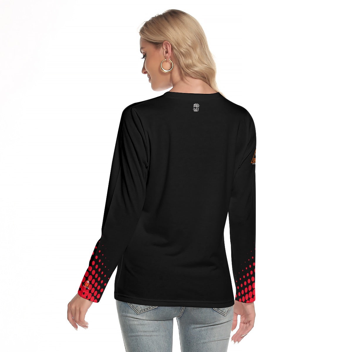 All-Over Print Women's O-neck Long Sleeve T-shirt