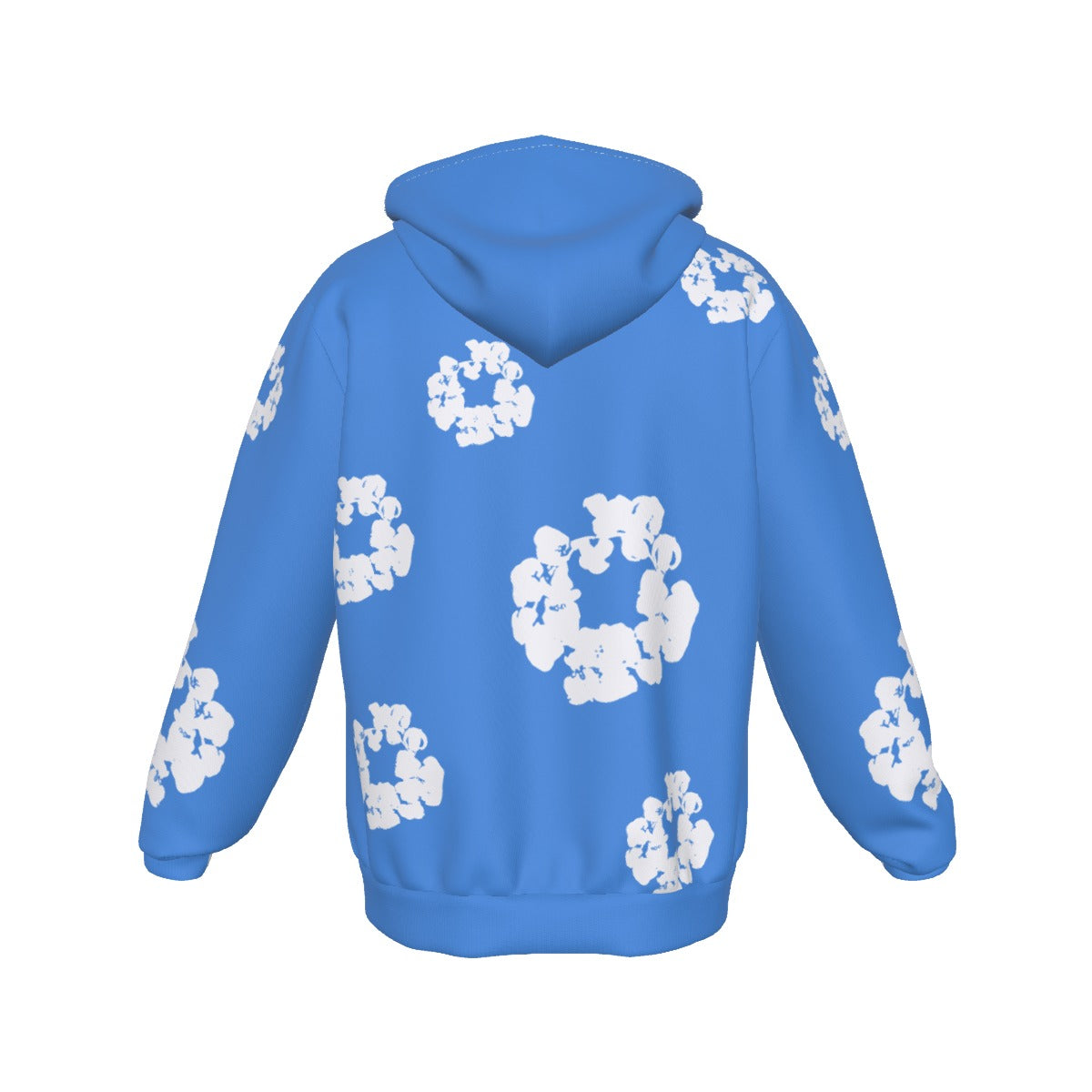 All-Over Print Men's Mirco Fleece Zip Up Hoodie