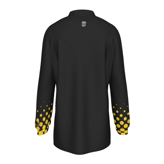 All-Over Print Men's Long Sleeve Polo Shirt